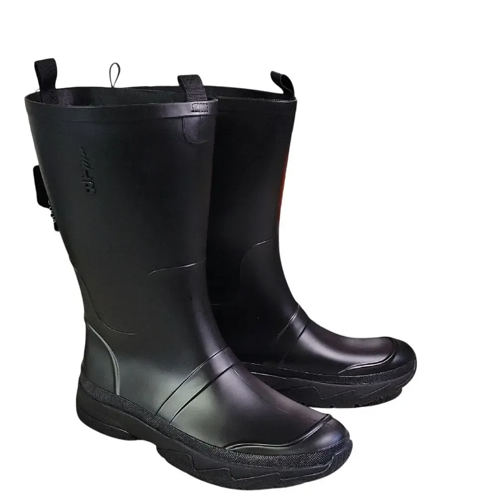 BASS Outdoor Breathable Black Field Rainboot Mens Size 12 NEW
